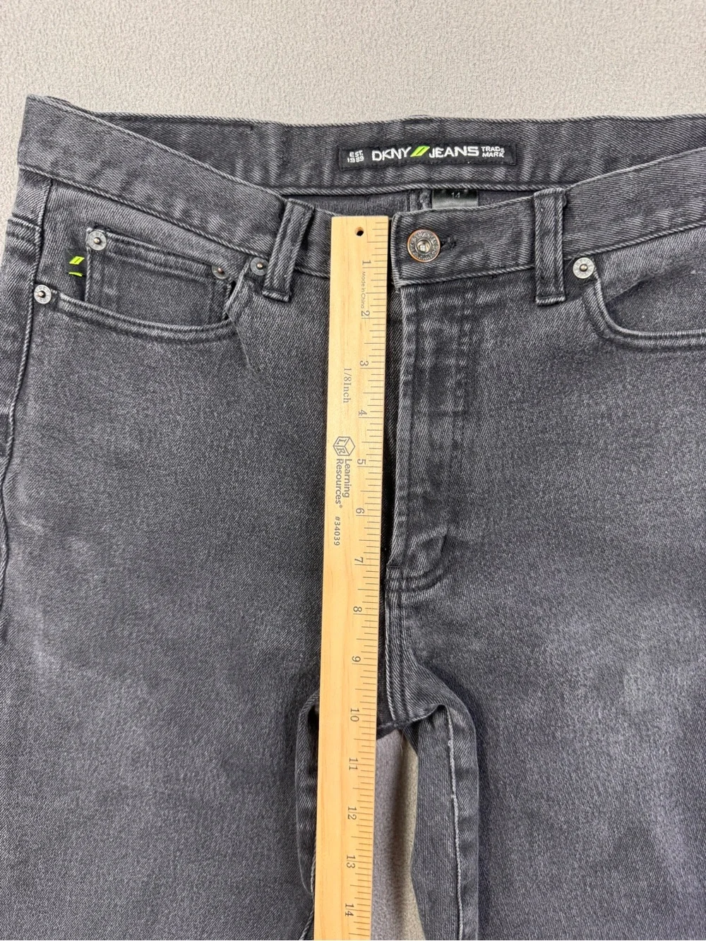 Vintage DKNY Women’s Jeans, Straight Leg Slight Bootcut, Tag sz 14, actual sz 30